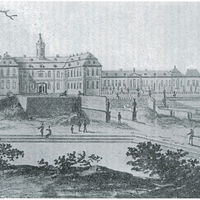 Bild vergrern: Barockgarten Grosedlitz, Friedrichsburg im Jahre 1723